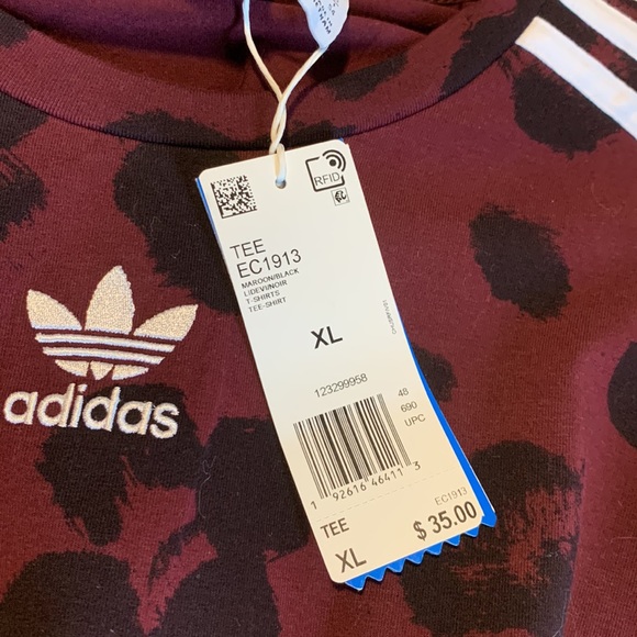 Adidas girl 3/4 sleeve tee size XL NWT - Picture 4 of 6